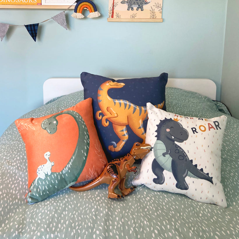 Dinosaur cushions