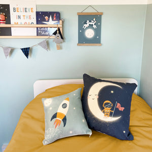 Space themed cushions