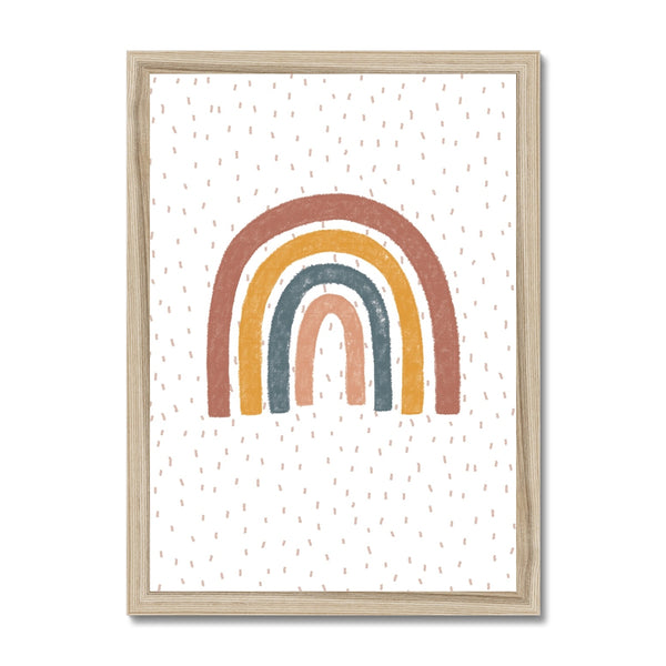 Rainbow, Framed Print, Neutral