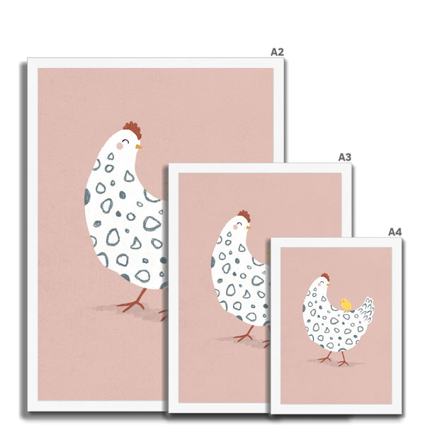 Chicken & Chick, Framed Print