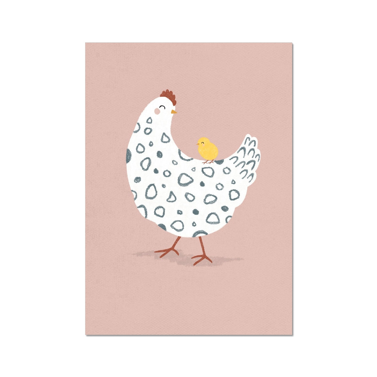 Chicken & Chick, Fine Art Print