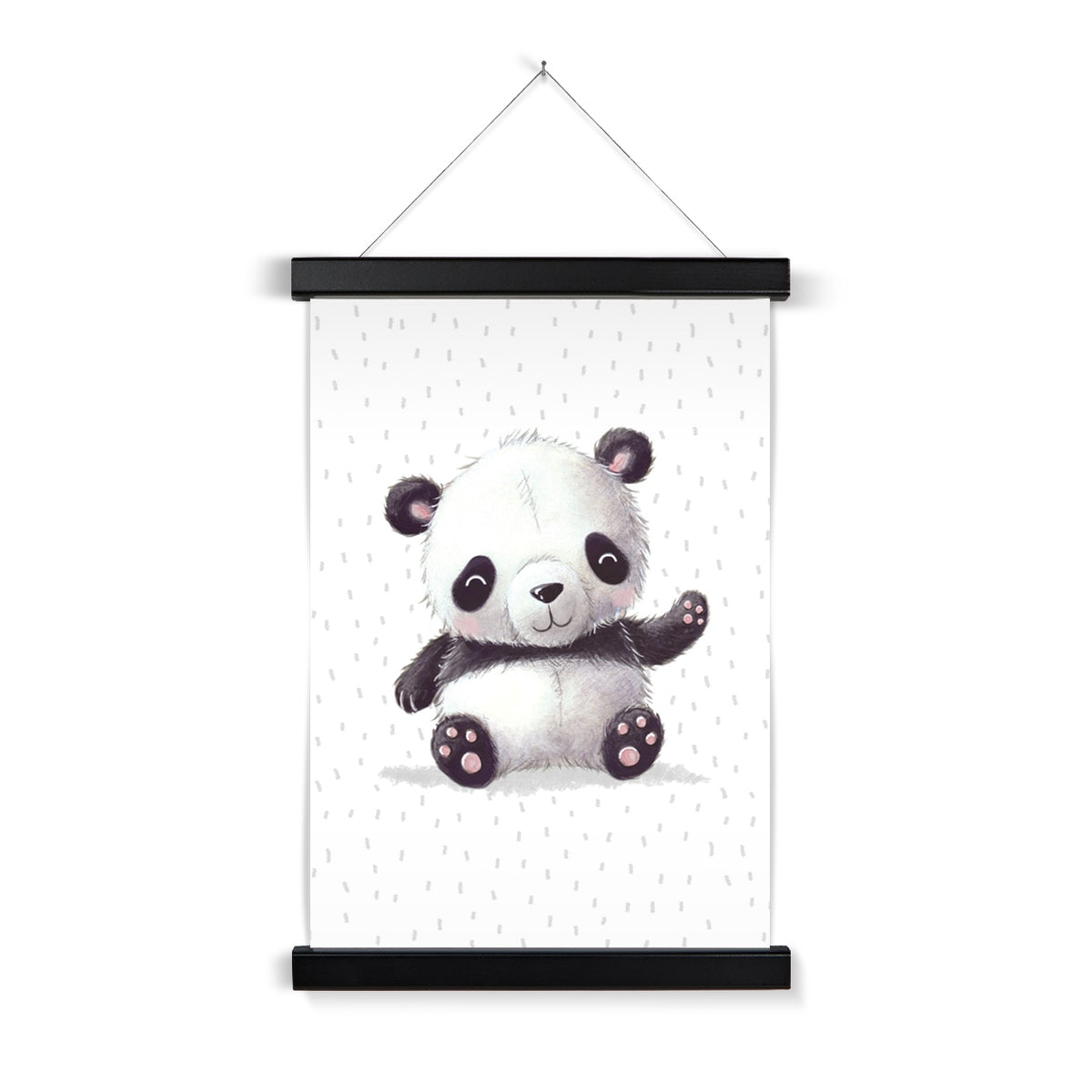 Panda, Fine Art Print with Hanger