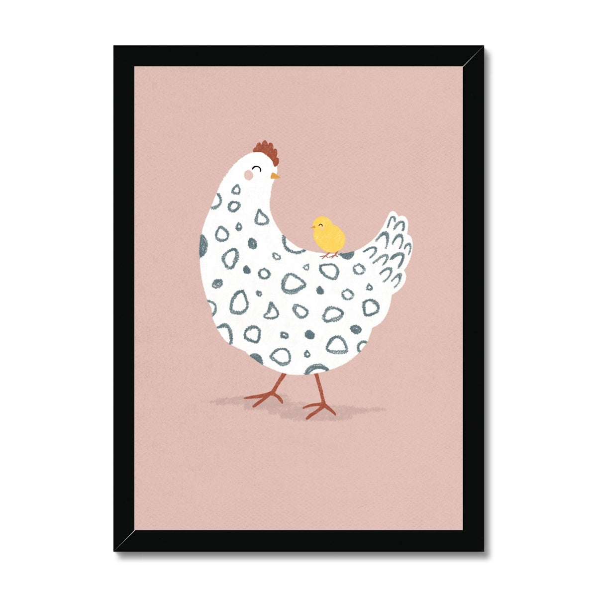 Chicken & Chick, Framed Print