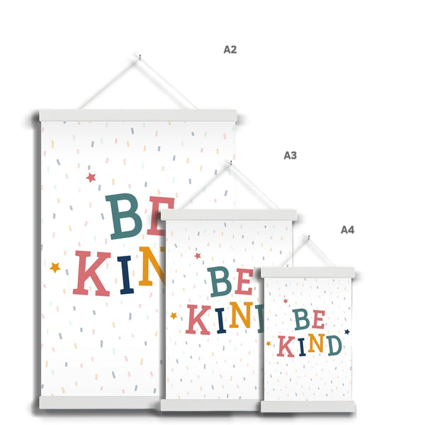 Be Kind, Fine Art Print with Hanger