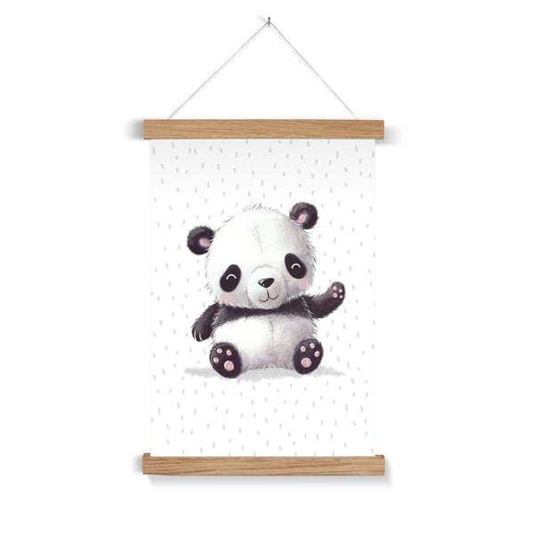 Panda, Fine Art Print with Hanger