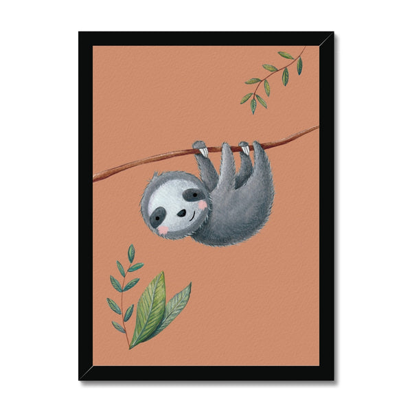 Sloth, Framed Print