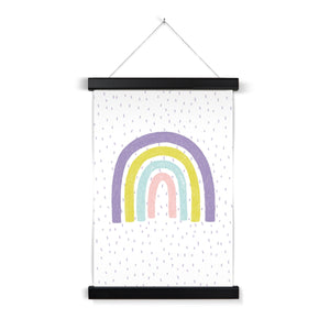 Rainbow, Fine Art Print with Hanger, Pastel