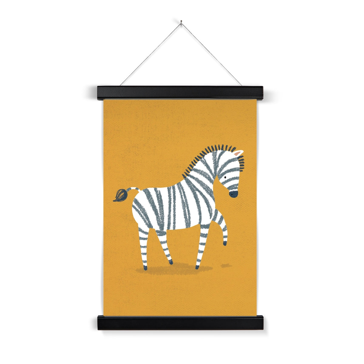 Zebra, Fine Art Print with Hanger