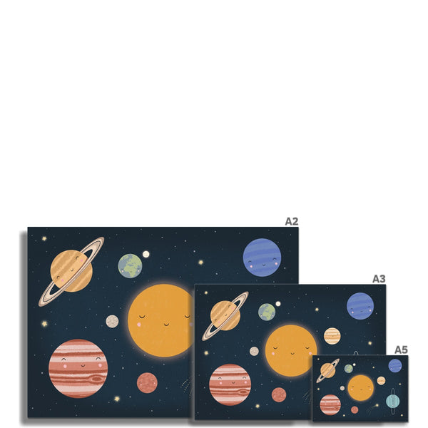 Solar System, Fine Art Print