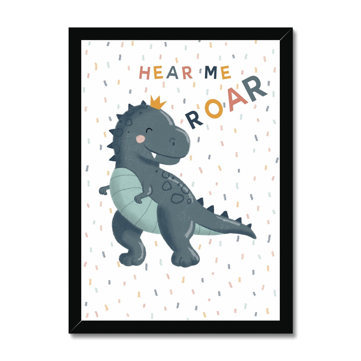 T-Rex, Framed Print