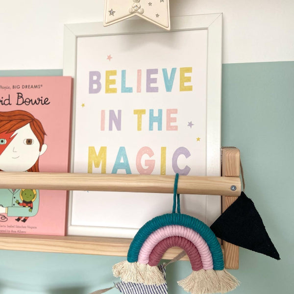 Believe In The Magic, Framed Print, Pastel