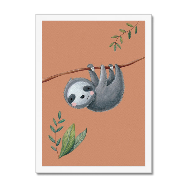 Sloth, Framed Print