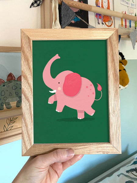 Elephant, Framed Print