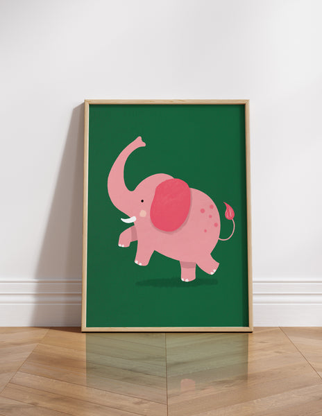 Elephant, Framed Print