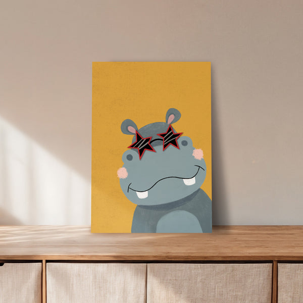 Hippo, Fine Art Print