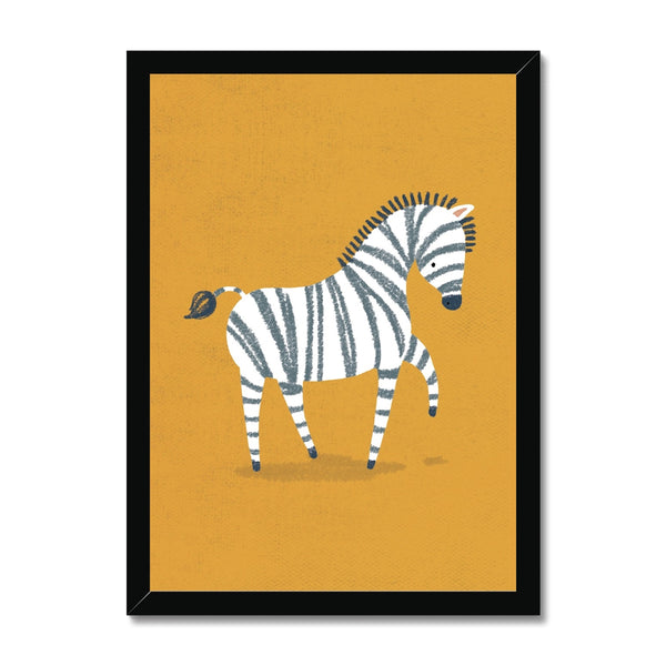 Zebra, Framed Print