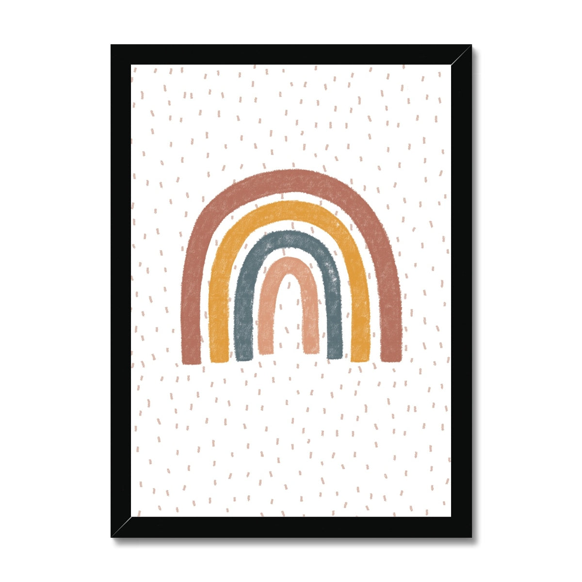 Rainbow, Framed Print, Neutral