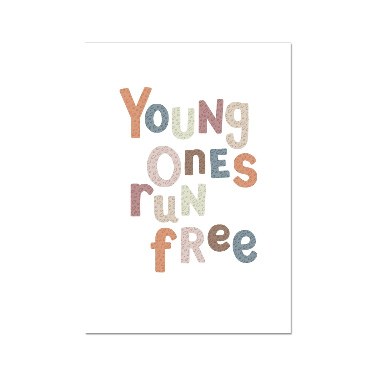 Young Ones Run Free, Fine Art Print