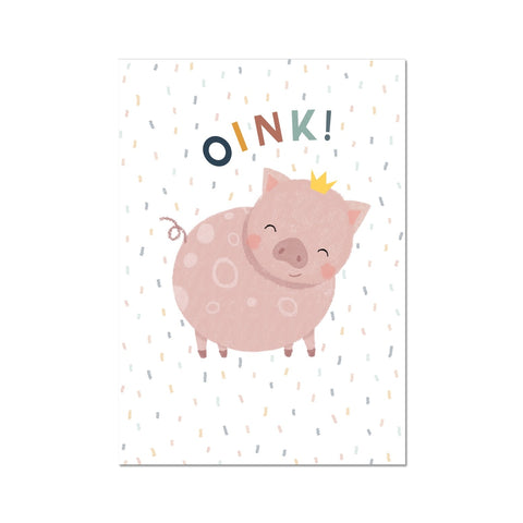 Oink! Pig, Fine Art Print