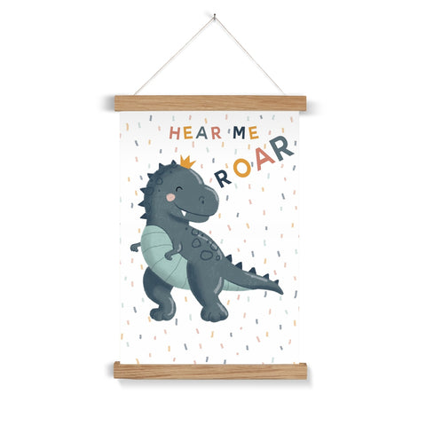 T-Rex, Fine Art Print with Hanger