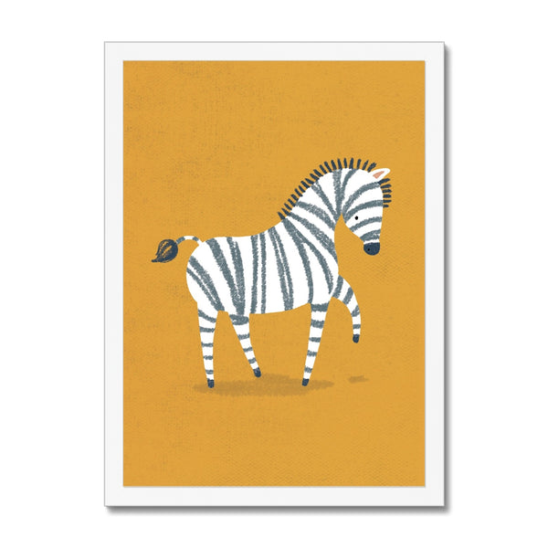 Zebra, Framed Print