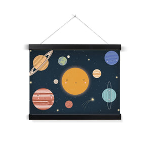 Solar System, Fine Art Print with Hanger