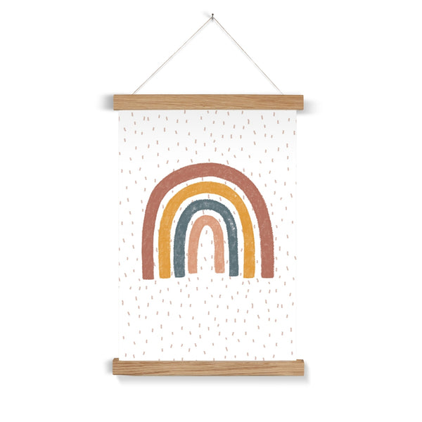 Rainbow, Fine Art Print with Hanger, Neutral