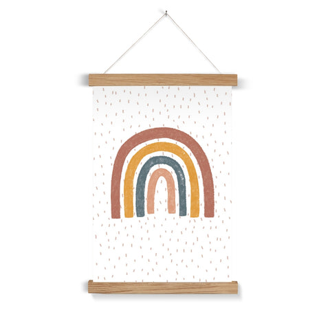 Rainbow, Fine Art Print with Hanger, Neutral