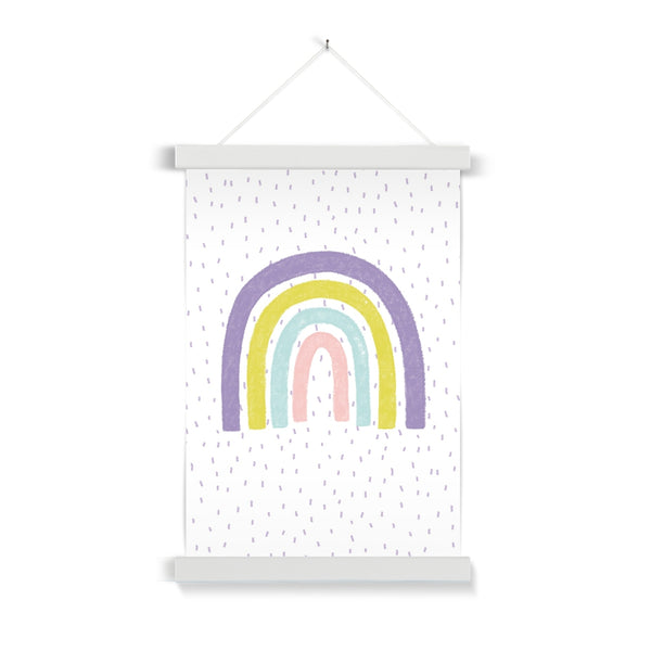 Rainbow, Fine Art Print with Hanger, Pastel