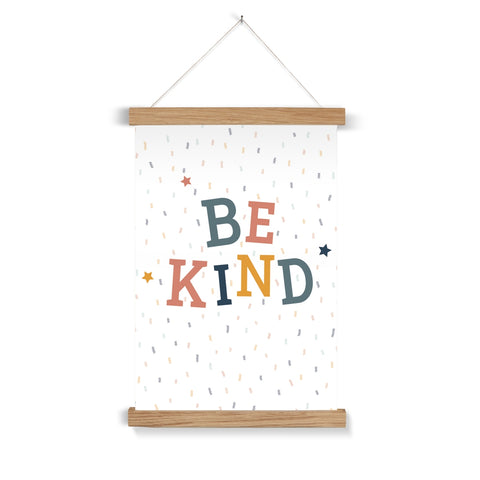 Be Kind, Fine Art Print with Hanger