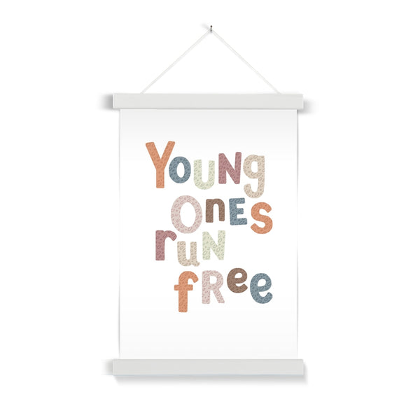 Young Ones Run Free, Fine Art Print with Hanger