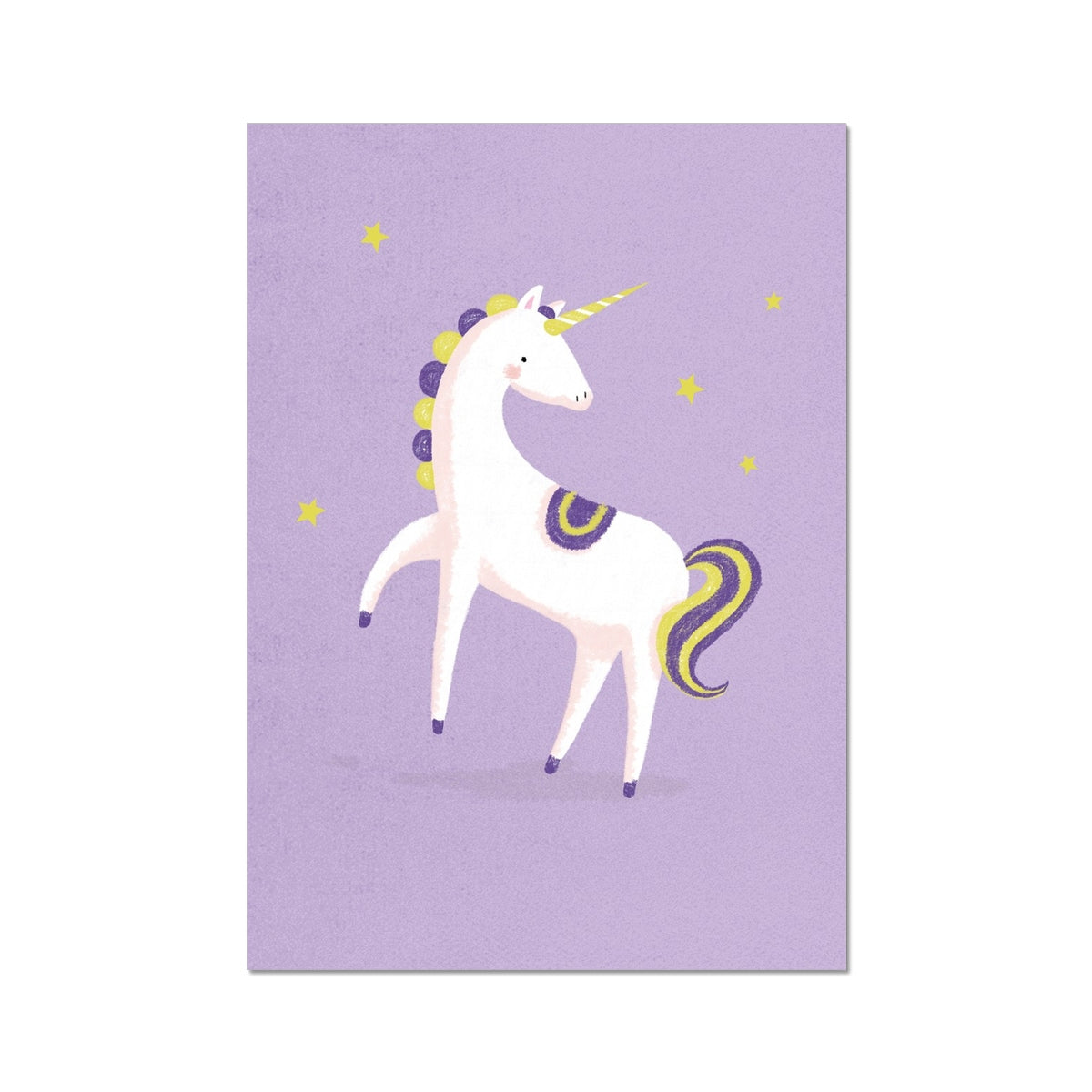 Unicorn, Fine Art Print, Lilac