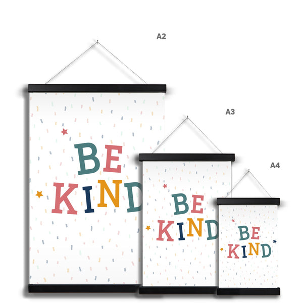 Be Kind, Fine Art Print with Hanger