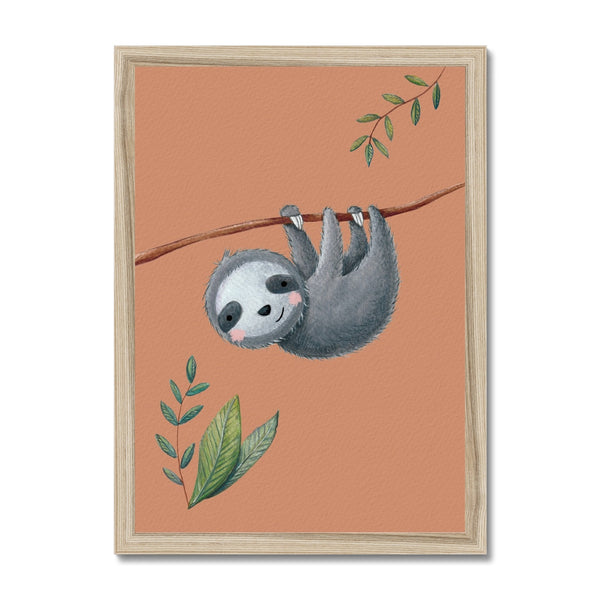 Sloth, Framed Print