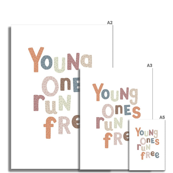 Young Ones Run Free, Fine Art Print