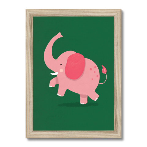 Elephant, Framed Print