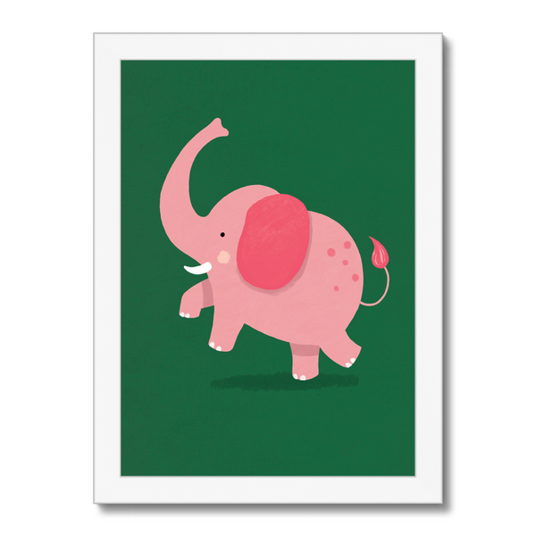 Elephant, Framed Print