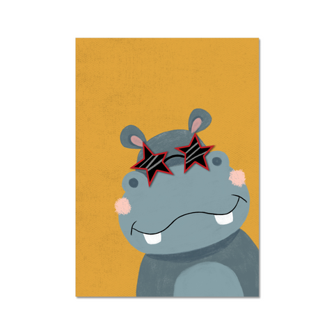 Hippo, Fine Art Print